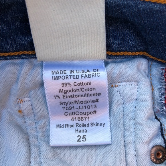 Joie Midrise Rolled Skinny Jeans in Hana - Picture 8 of 8